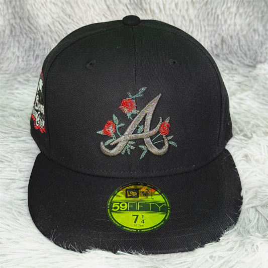 Atlanta negra con rosas