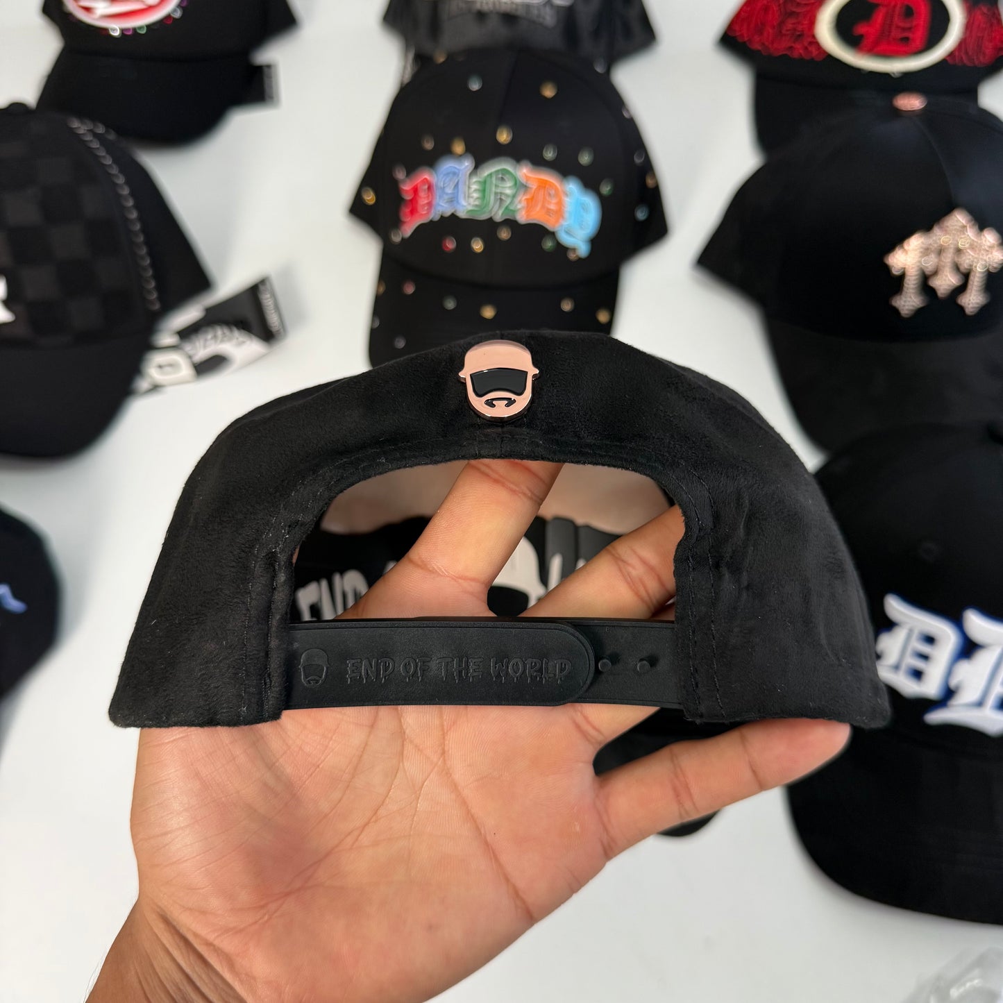 Barbas Hats Skulls Oro Rosa