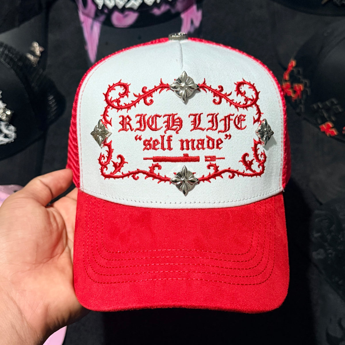 Gorra Rich Life roja