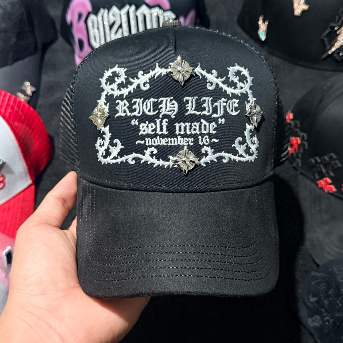 Gorra Rich Life negra